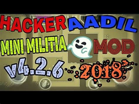 Mini Militia Ghost Mod v4.2.6 by hacker aadil .